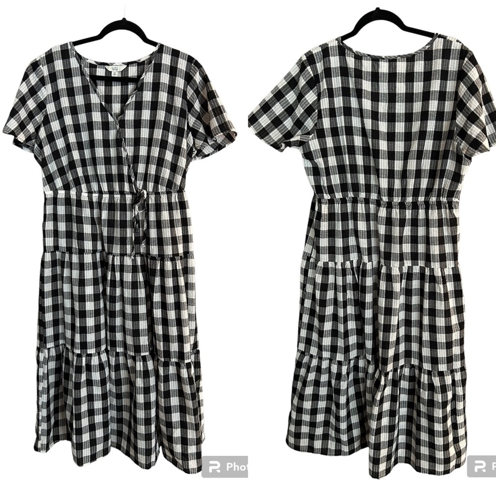 NWOT! Croft&Barrow seersucker gingham dress